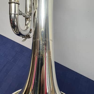 Used Benge Resno Tempered Bell 3 MLP Bb Silver Trumpet Just Serviced with Case image 8