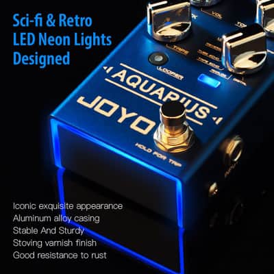 Joyo R-Series R-07 Aquarius Multi-Mode Delay & Looper Guitar Pedal, (Price includes the import duty for US buyer) image 6
