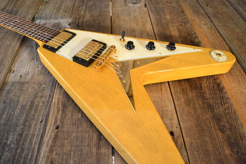 Hamer Vector Korina Flying V 2004 Natural image 1
