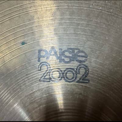 Paiste 22" 2002 Black Label Ride Cymbal 1980 - image 4