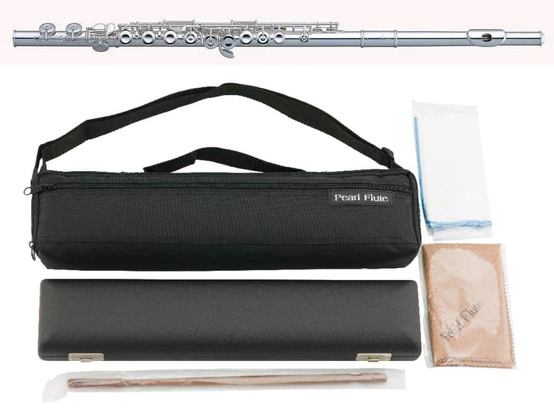 Pearl *Pre-Order* Flute Quantz 505E1R Offset G, C-Footjoint, Closed Hole, Split E +Cleaning Kit,Rod,Case | WorldShip | Special Order | Authorized Dealer image 1