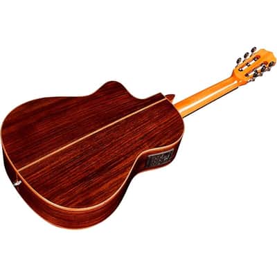 Cordoba Fusion Orchestra CE Crossover Classical Acoustic-Electric Guitar - Teardrop Sunburst image 5