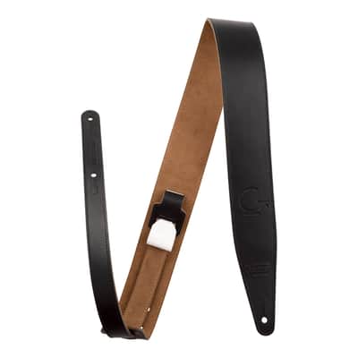 Gretsch G Brand Leather Strap Black 3" image 1