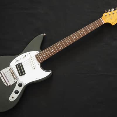 Immagine 1998 Fender Japan Jag-Stang JT-95EX Custom Color Gunmetal Green w/Dimarzio/Seymour Duncan - 1
