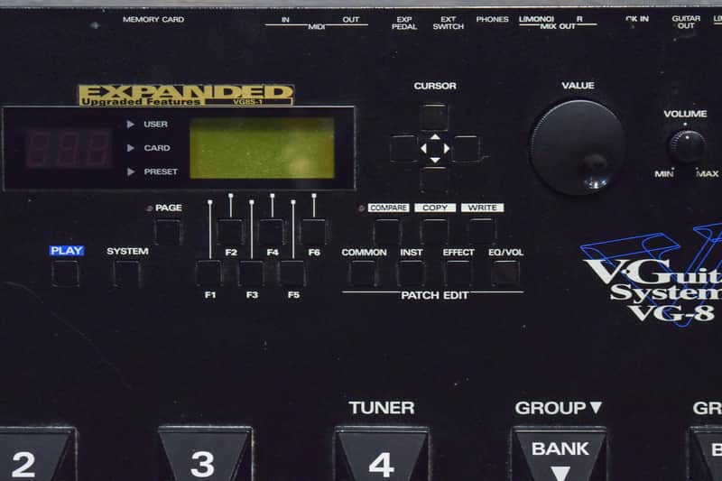Roland VG-8 V-Guitar System Expanded Upgraded Features VG8S-1 | Reverb