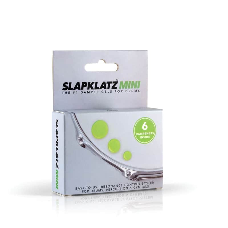 SlapKlatz Mini Drum Dampener Gel Pads w/Case, 6pk Alien Green image 1