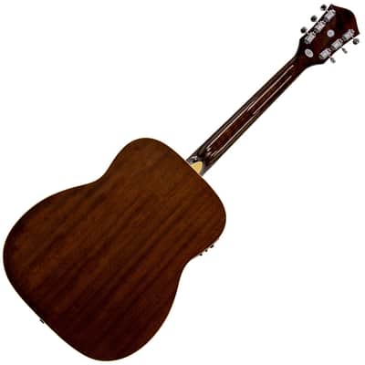 Silvertone Jumbo Acoustic Electric w/Fishman Clearwave 60 - Gloss Natural (633EN) image 6