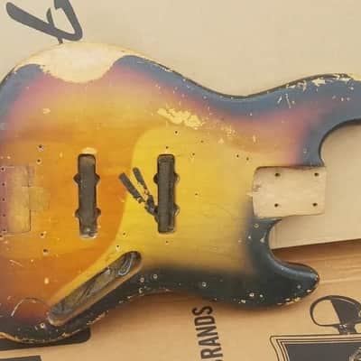 1964 FENDER JAZZ BASS BODY USA image 5