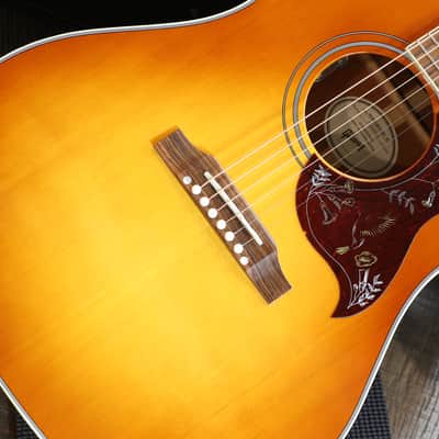 Minty! 2024 Gibson Hummingbird Standard EC Acoustic Guitar Lightburst + OHSC image 5