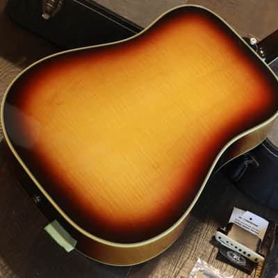 2021 Epiphone FT-110 Frontier (Gibson Montana) Acoustic Guitar Sunburst + OHSC image 12