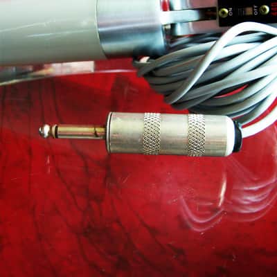 Vintage RARE 1960's Turner 44D / 466 dynamic microphone High Z Satin Chrome w cable 33D 22D 77A image 13