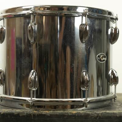 1970s Slingerland 10x14 Chrome Over Wood Tom image 8