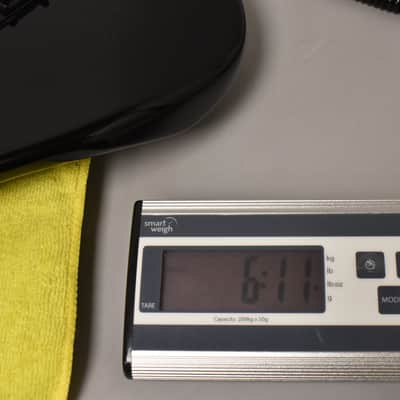 1990s Optek Fretlight FG-200 Project Guitar Black image 21