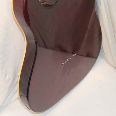 IYV ITF 400 Tele P90 Thinline Burl Top Dark Red in Hard Case image 8