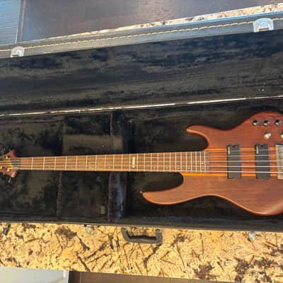 ESP LTD D-5 5-String Bass Guitar 2015 - Natural Satin w/ Hard Case image 1