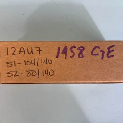 1958 General Electric 6680 12AU7A ECC82 Vintage Halo Getter Preamp Tube! T156 image 6