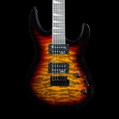 Jackson JS Series JS20 DKQ 2PT Electric Guitar in Transparent Tobacco Burst image 1
