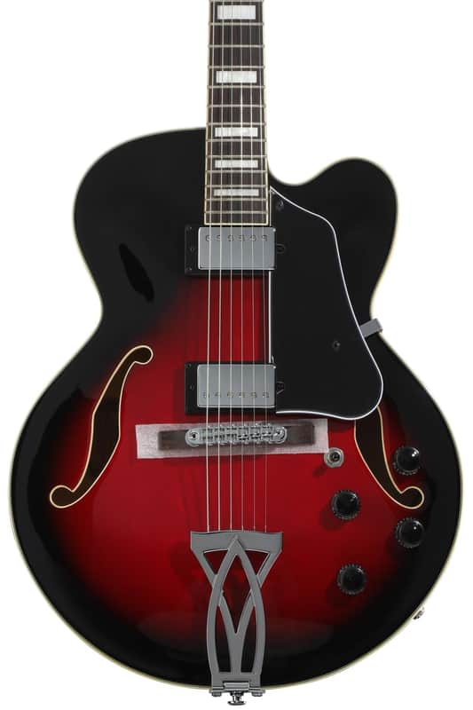 Ibanez Artcore AF75 Hollowbody Electric Guitar - Transparent Red Sunburst image 1