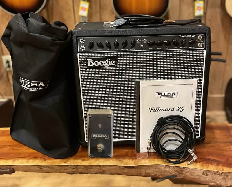 Mesa Boogie Fillmore 25 Two Channel 1x12 Tube Guitar Amp Footswitch/Cable/Cover image 1
