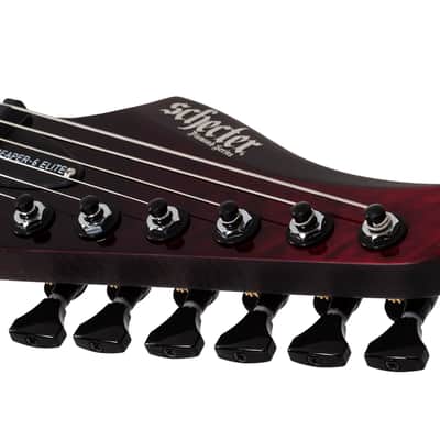 Schecter Reaper 6 Elite Blood Burst image 13