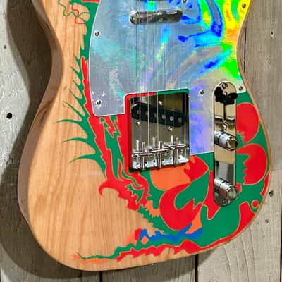 New Fender Artist Series Jimmy Page Telecaster with Rosewood Fretboard - Natural with Dragon Graphic, Get the Led Out! Buy it Here and Support A Brick and Mortar Shop! image 3