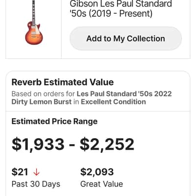 Gibson Les Paul Standard '50s (2019 - Present) (Dirty Lemon Burst) image 14