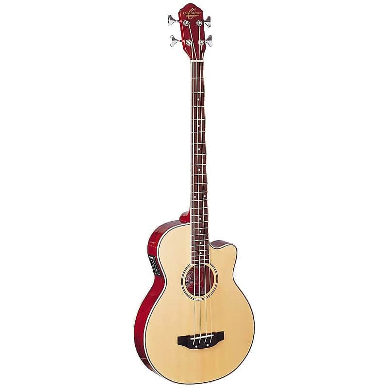 Oscar Schmidt OB100B Acoustic-Electric  Bass Guitar - Natural image 1
