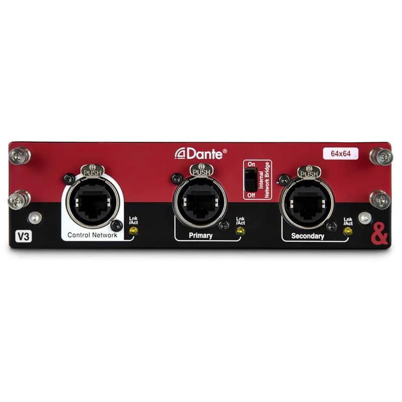Allen & Heath Dante 64×64 64-channel Dante Option Card for dLive & Avantis Co... image 1