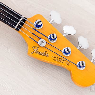 2008 Fender Jazz Bass Fretless '62 Vintage Reissue JB62-FL, Near-Mint w/ USA Pickups, Japan CIJ, Jaco image 4