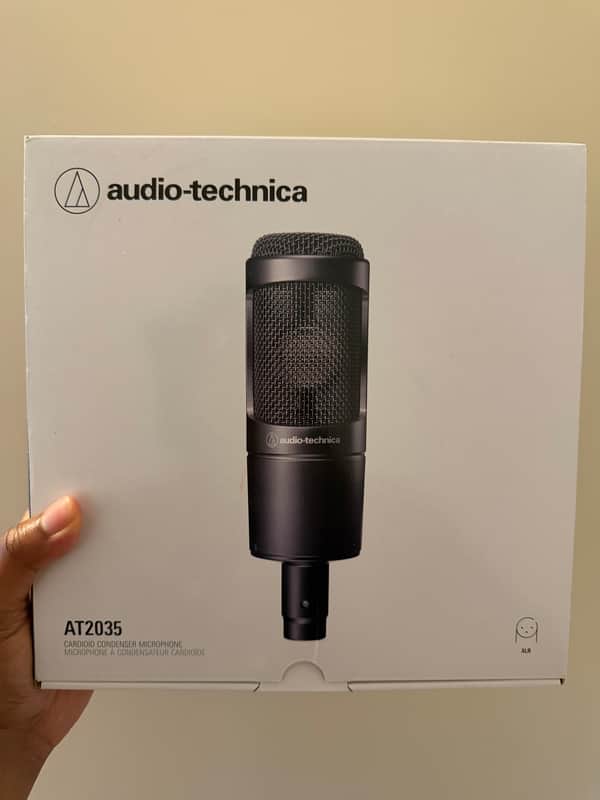 Audio-Technica AT2035 Cardioid Condenser XLR Studio Microphone - Factory Sealed / Unopened image 1