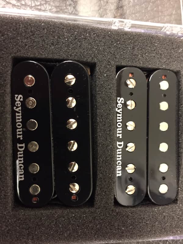 Duncan SH6n TB6b Distortion Mayhem Pickup Set, Black with Trembucker Bridge image 1