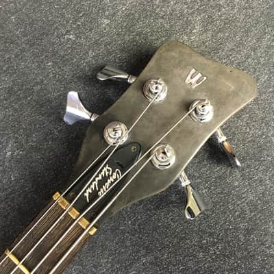 1999 Warwick Corvette Standard Left Hand Bass Guitar Natural Oil Finish Lefty Made In Germany image 10