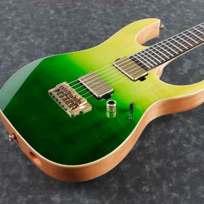 Ibanez LHM1-TGG Luke Hoskin Signature - Transparent Green Gradation image 4