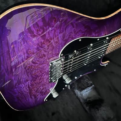 Suhr Translucent Purple Waterfall Burl Standard Custom Shop image 1