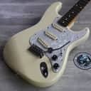 2012 Fender Japan ST62/SC Limited Edition Scalloped Stratocaster (Vintage White)
