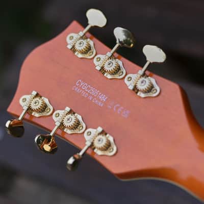 Gretsch Synchromatic Nashville Hollow Body Single-Cut with Bigsby - 50's Orange Stain image 5