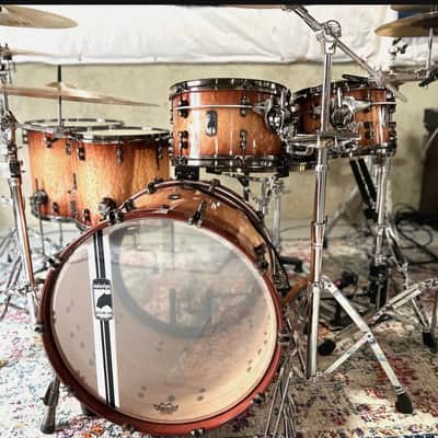 Mapex Black Panther  Design Lab Versatus Drum Kit Maple/Mahogany - Peach Burl Burst image 8