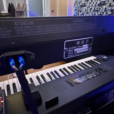 Roland Alpha Juno-1 49-Key Programmable Polyphonic Synthesizer 1985 - 1988 - Black image 4