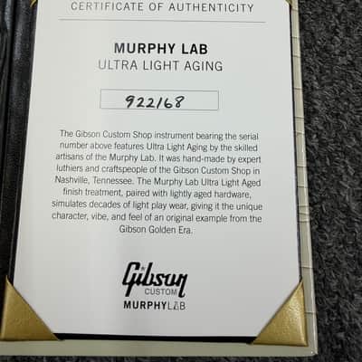 2022 Gibson Custom Shop Murphy Lab '59 Les Paul Standard Reissue Light Aged image 21