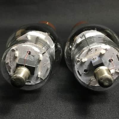 PAIR RCA 1625 Coke Bottle Brown Base POWER VACUUM TUBES Tested USA 11.2723-D image 4