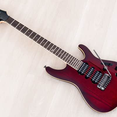 2010 Ibanez Prestige SV5470A HSH Crimson Wine w/ Case image 12