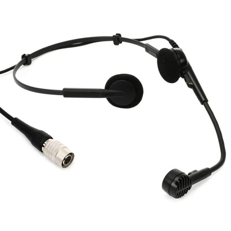 Audio-Technica PRO8HECW Mini Hyper-Cardioid Condenser Headworn Microphone 2010s - Black image 1