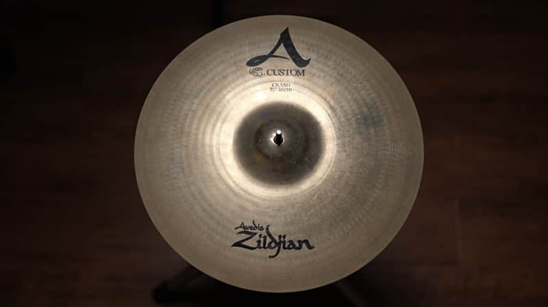 Zildjian 15" A Custom Crash Cymbal mid 90s image 1