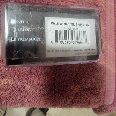 Seymour Duncan Black Winter HB High Output Passive Pickup Bridge image 3