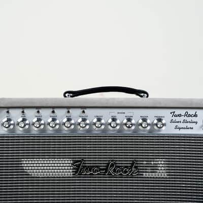 Two-Rock Silver Sterling Signature 150W Head, 230V - Grey Suede image 2