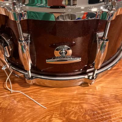 Gretsch USA Custom Snare 6.5x14 - Burgundy Sparkle image 4
