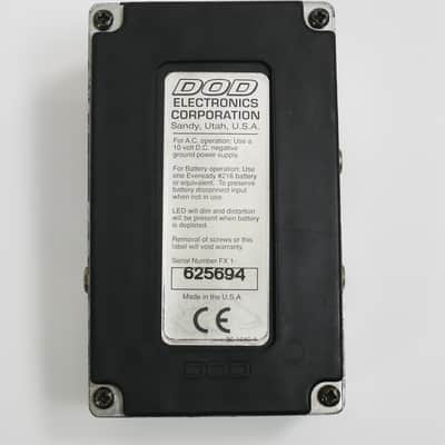 DOD FX101 Grind Rectifying Overdrive image 4