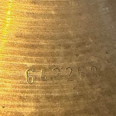 Paiste 20" 2002 Vintage Ride Black Label 2002 image 2
