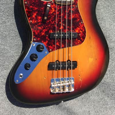 Fender Jazz Bass Lefty 1974 Sunburst Rosewood Fingerboard Bild 2