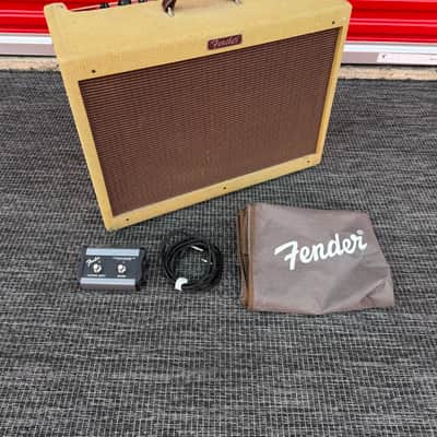 Fender Blues Deluxe Reissue 40W 1x12 Tube Combo Amp w/ Footswitch & Fender Cover image 1